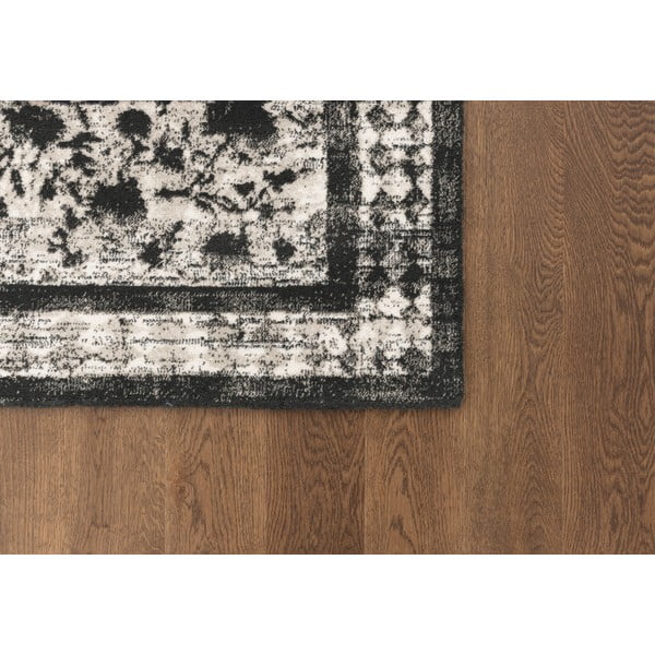 Antracito spalvos iš vilnos kilimas 200x300 cm Agnus Classic – Agnella-image-4