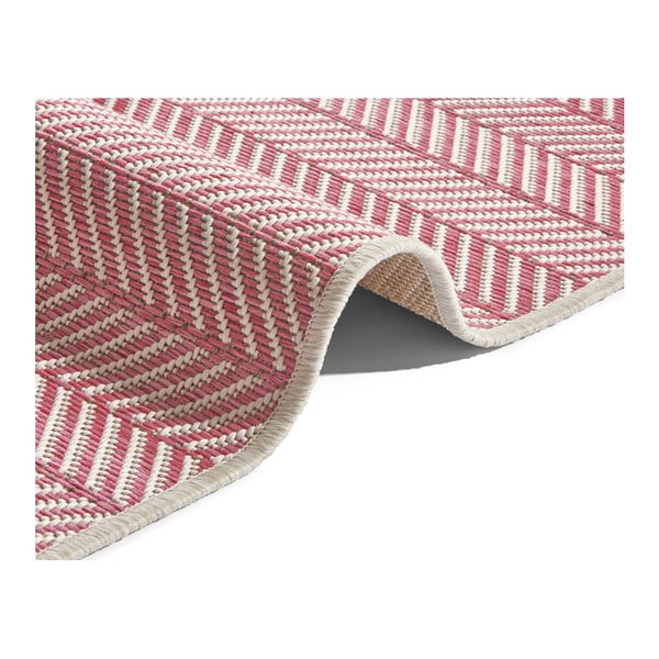 Rausvas lauko kilimas NORTHRUGS Caribbean, 140 x 200 cm-image-3