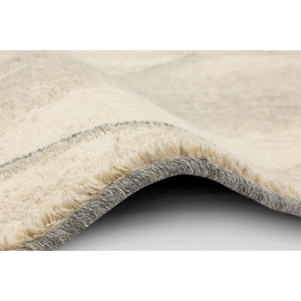 Kilimas iš vilnos kreminės spalvos 160x240 cm Colette – Agnella-image-2