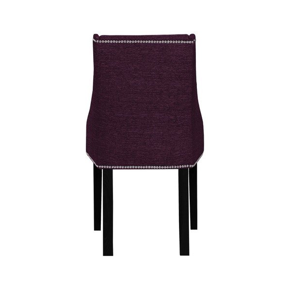 Violetinės spalvos kėdė su juodomis buko medienos kojomis Ted Lapidus Maison Patchouli-image-4