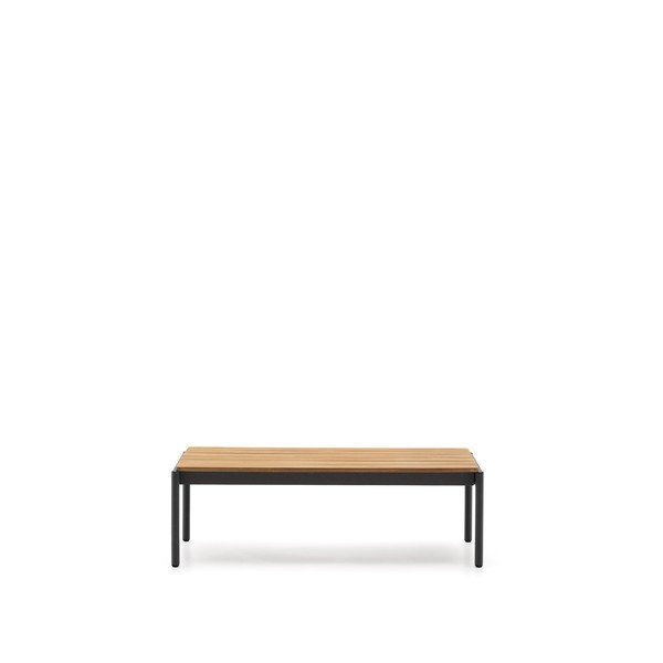 Iš tikmedžio masyvo sodo kavos staliukas 63x149 cm Sorells – Kave Home-image-4