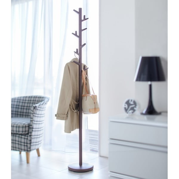 Iš metalo palto stovas rudos spalvos Branch – YAMAZAKI-image-1