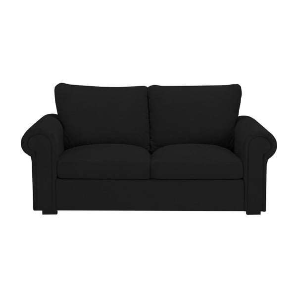 Juoda sofa "Windsor & Co Sofas Hermes", 104 cm