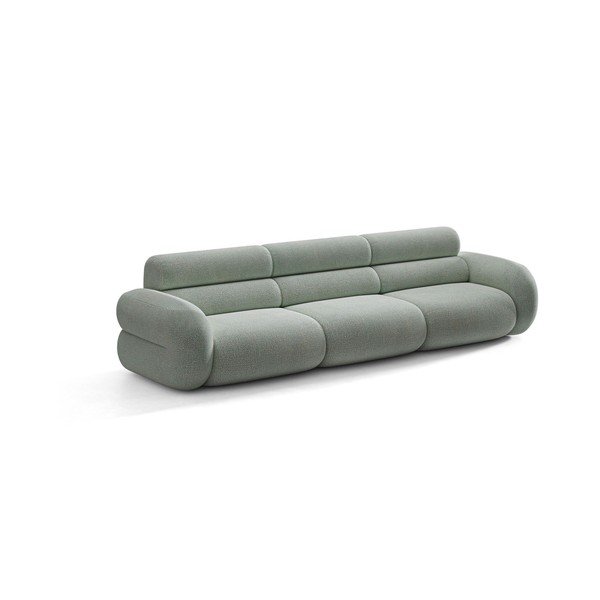 Mėlynos spalvos sofa iš šenilinio audinio 305 cm Neo – Micadoni 