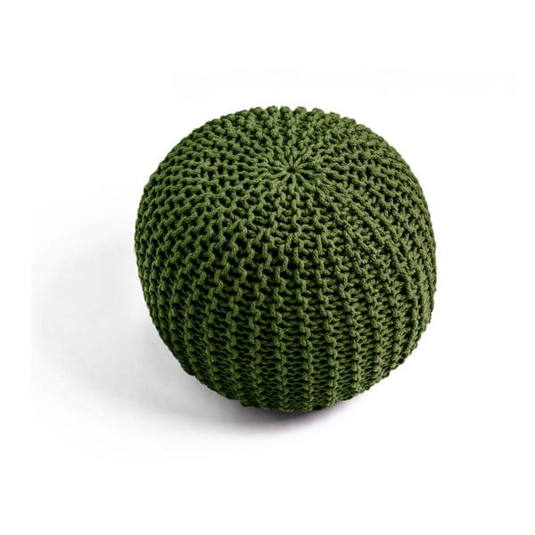 Alyvuogių žalios spalvos pufas Bonami Essentials Jagger-image-1
