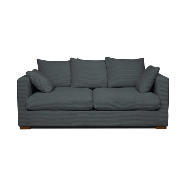 Sofa iš kordinio velveto pilkos spalvos 175 cm Comfy – Scandic