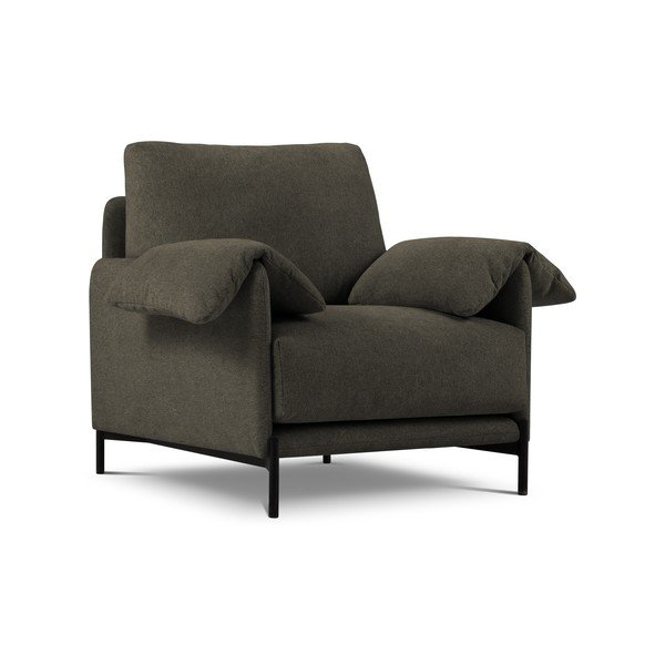 Juodai pilkas krėslas Interieurs 86 Zoe-image-2