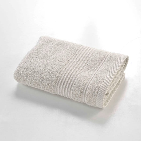 Smėlio spalvos iš frote audinio iš medvilnės rankšluostis 50x90 cm Tendresse – douceur d'intérieur