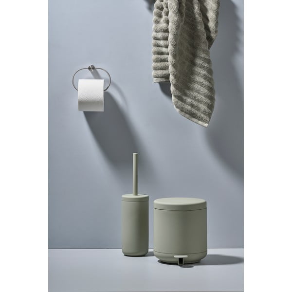 Pilkai žalias akmens masės tualeto šepetys Zone Eucalyptus-image-4