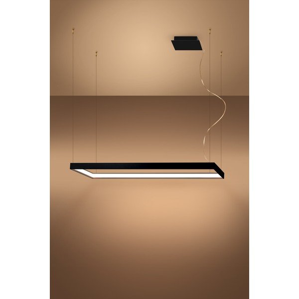 Juodos spalvos iš metalo kabantis šviestuvas LED TUULA – Thoro-image-2