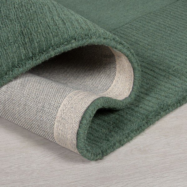 Tamsiai žalias vilnonis kilimas Flair Rugs Siena, 120 x 170 cm-image-4