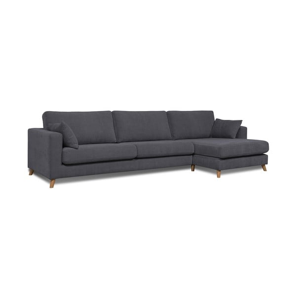 Tamsiai pilka kampinė sofa (dešinysis kampas) Faria - Scandic-image-1