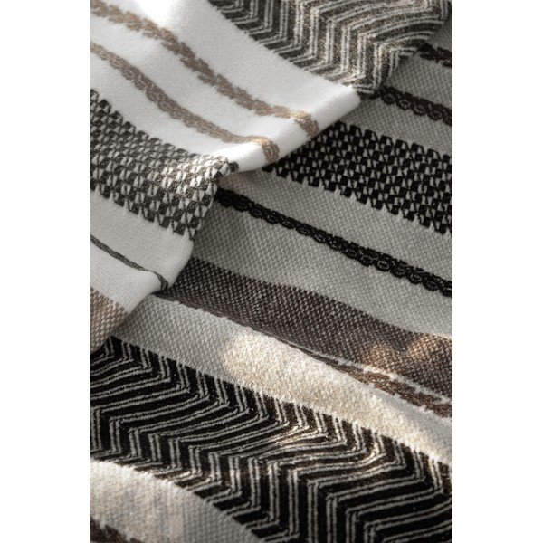 Rudos spalvos iš medvilnės mišinio antklodė ir pledas 140x180 cm Luxor – Euromant-image-1