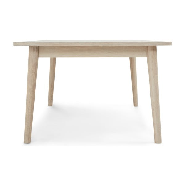 Kavos staliukas natūralios spalvos su ąžuolo dekoro stalviršiu 70x125 cm Nyborg – Furnhouse-image-1