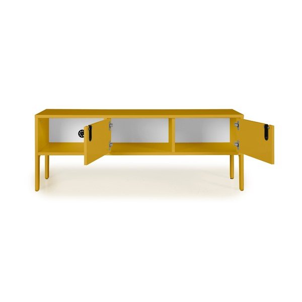 Geltonos spalvos TV komoda Tenzo Uno, plotis 137 cm-image-4