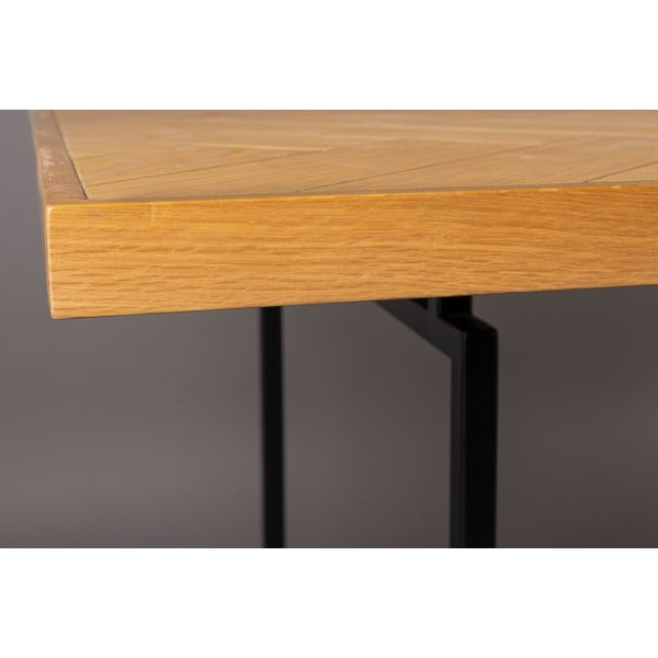 Valgomojo stalas su ąžuolo dekoro stalviršiu 90x220 cm Class – Dutchbone-image-2