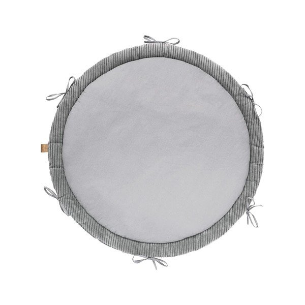 Pilkos spalvos vaikiškas lopšys 100x100 cm – Meowbaby-image-2