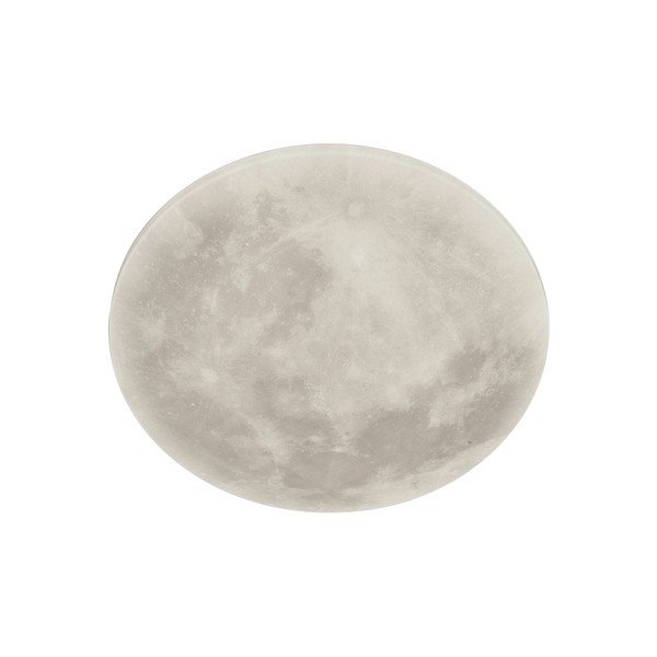 Šviesiai pilkos spalvos vaikiškas lubinis šviestuvas LED ø 40 cm su gaubtu iš akrilo stiklo Lunar – Trio