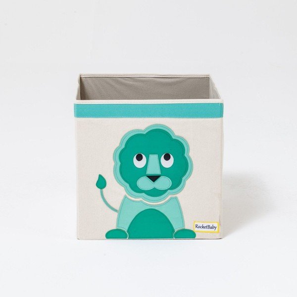 Medžiaginė vaikiška saugojimo dėžė Eddy the Lion - Rocket Baby-image-1