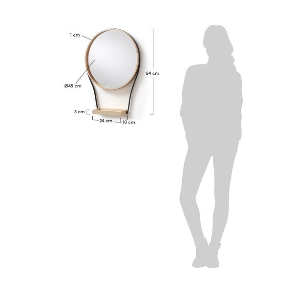 Sieninis veidrodis Kave Home Barlow-image-2