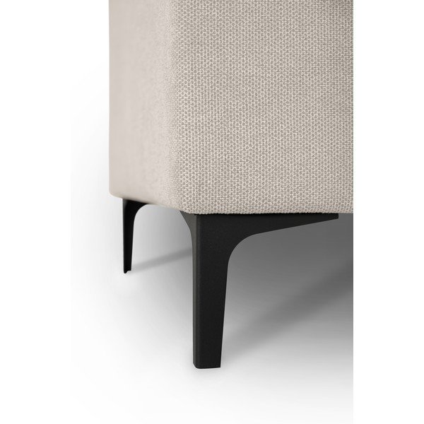 Smėlio spalvos kampinė sofa iš šenilinio audinio (su dešiniuoju kampu/„U“ formos) Fabian – Scandic-image-4