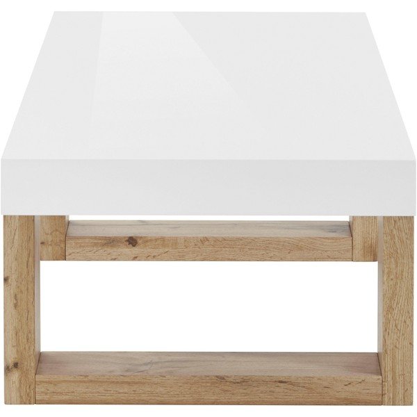 Kavos staliukas baltos spalvos 60x120 cm Solid – Støraa-image-2