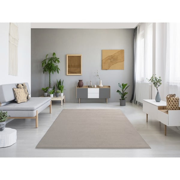 Kilimas pilkos spalvos/smėlio spalvos 160x230 cm – Universal-image-1