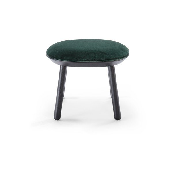 Žalias-juodas aksomo pufas EMKO Naïve-image-2