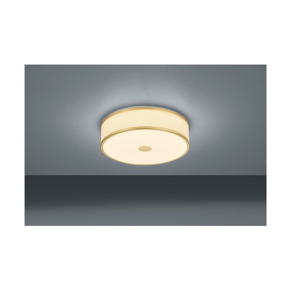 Trio Agento aukso spalvos lubinis LED šviestuvas, ø 40 cm-image-1