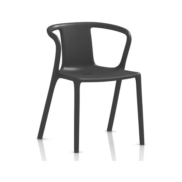 Antracito pilkos spalvos valgomojo kėdė su porankiais "Magis Air