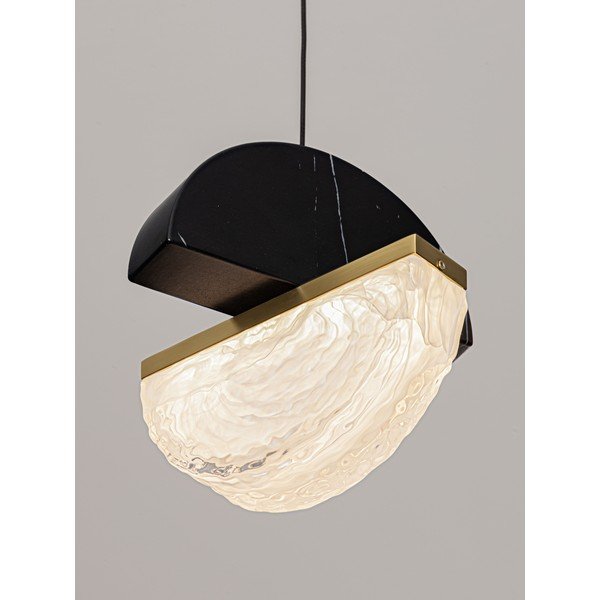 Juodos spalvos iš metalo kabantis šviestuvas LED su pritemdymo funkcija ø 16 cm Dorin – Nova Luce-image-2