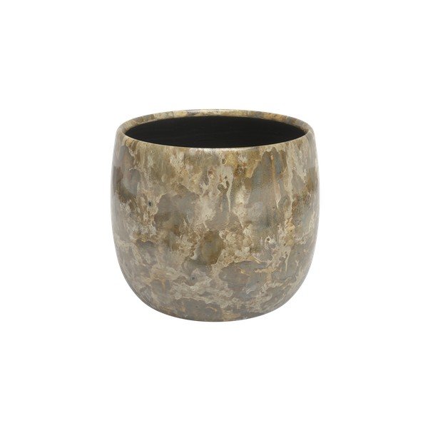 Iš keramikos rankų darbo gėlių vazono dangtelis ø 17,5 cm Calliso – Artevasi-image-3