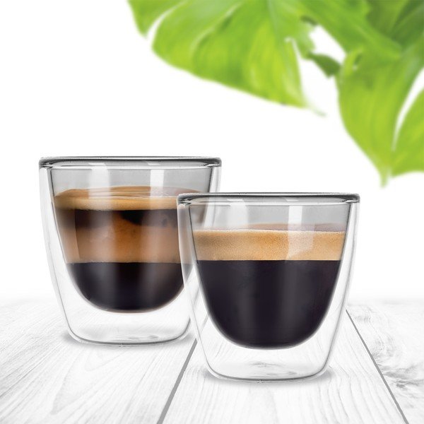 Iš stiklo  puodeliai 2 vnt. espreso 110 ml – Orion-image-4