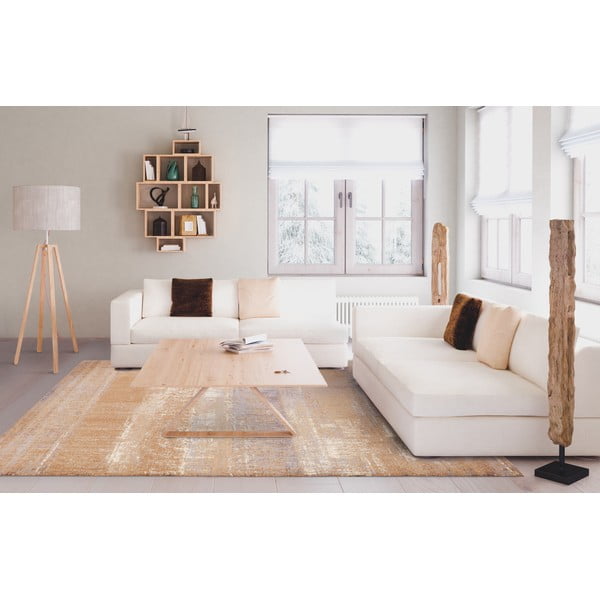 Kilimas iš vilnos rudos spalvos 200x300 cm Layers – Agnella-image-1