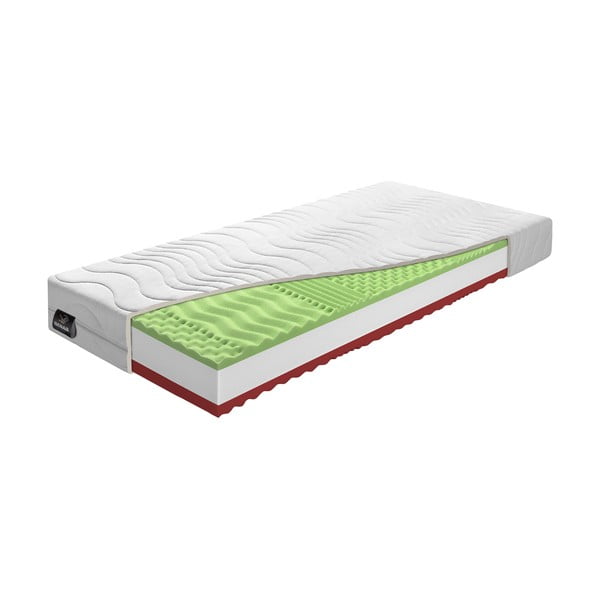 Kietas/vidutinio kietumo putų apverčiamas čiužinys 120x200 cm Pure Support – BENAB-image-2