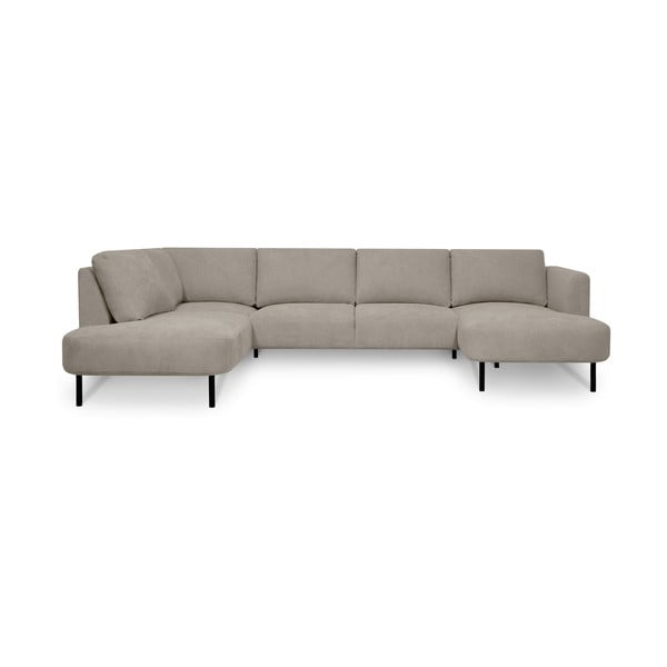 Kampinė sofa smėlio spalvos (su kairiuoju kampu/„U“ formos) Hero – Scandic