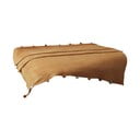 Garstyčių spalvos fleece tipo lovatiesė 150x200 cm Pom Pom – Mijolnir