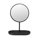 Juodas kosmetinis veidrodis Blomus, aukštis 28,5 cm