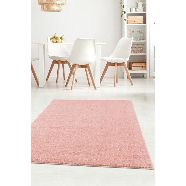 Skalbiamas kilimas rožinės spalvos 120x150 cm Pelush Pink – Mila Home-image-1