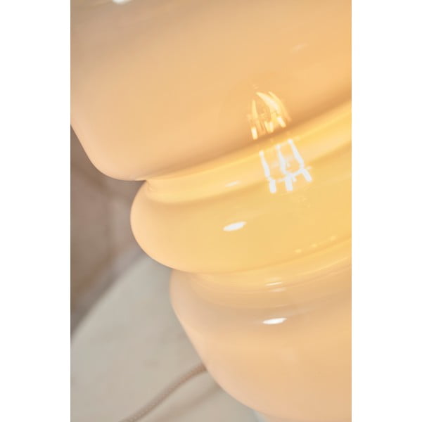 Stalinis šviestuvas baltos spalvos (aukštis 23 cm) su stiklo gaubtu Verona – it's about RoMi-image-3