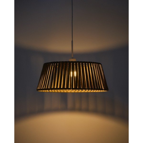 Smėlio spalvos iš metalo šviestuvo gaubtas ø 46 cm Aldet – Kave Home-image-2