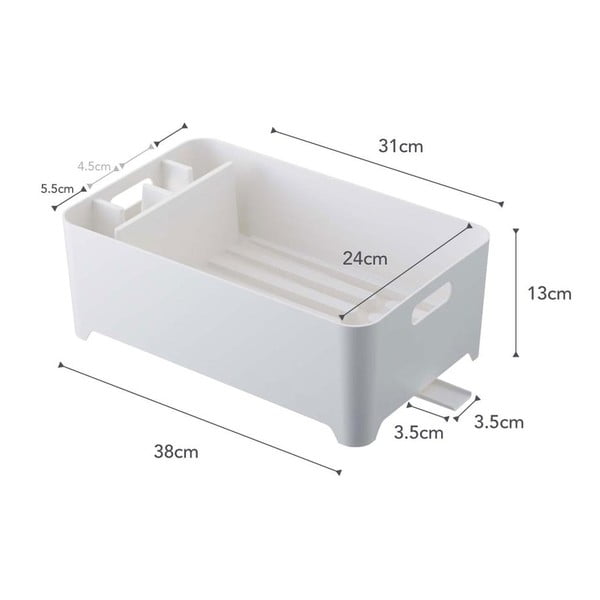 Balta indų plautuvė YAMAZAKI Tower-image-4