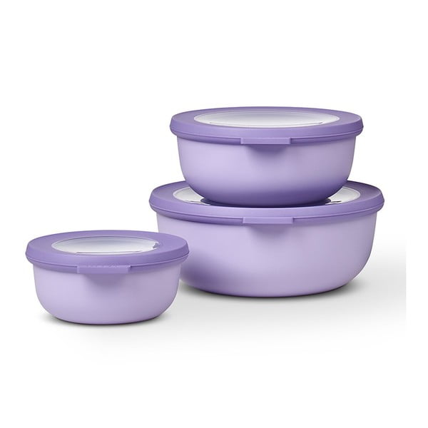 Maisto dėžutės 3 vnt. Vivid lilac – Mepal