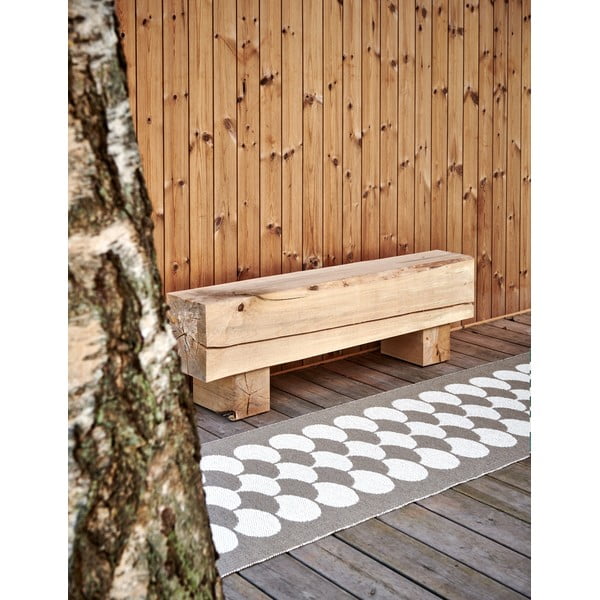 Smėlio spalvos/kreminės spalvos lauko kilimas 70x150 cm Poppy Potato – Pappelina-image-1