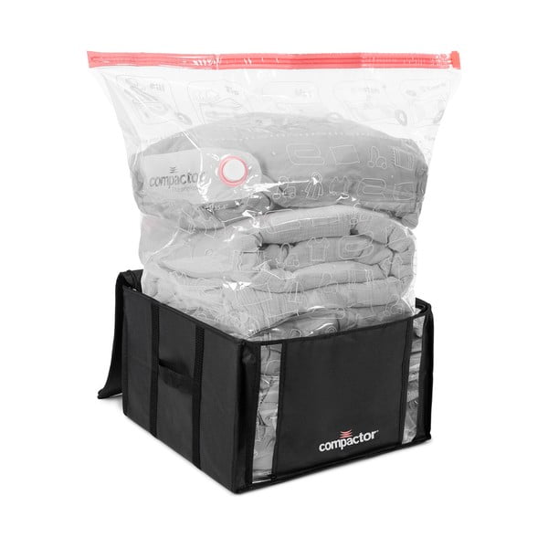 Juoda dėžė drabužiams laikyti Compactor XXL Black Edition 3D Medium, 125 l-image-3