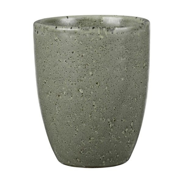 Žalios ir pilkos spalvos keramikos puodelis be ausies Bitz Mensa, 300 ml