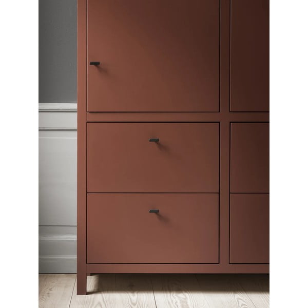 Sieniniai pilkos spalvos iš metalo kabliai 2 vnt. Rof – Blomus-image-3