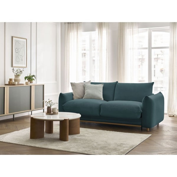 Sulankstoma sofa mėlynos spalvos 214 cm Ernest – Bobochic Paris-image-1