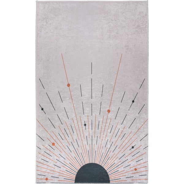 Skalbiamas kilimas kreminės spalvos 120x160 cm – Vitaus