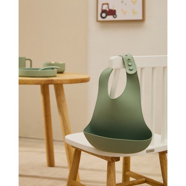 Šviesiai rožinės spalvos/turkio spalvos seilinukai vaikams 2 vnt. Lili – Kave Home-image-2